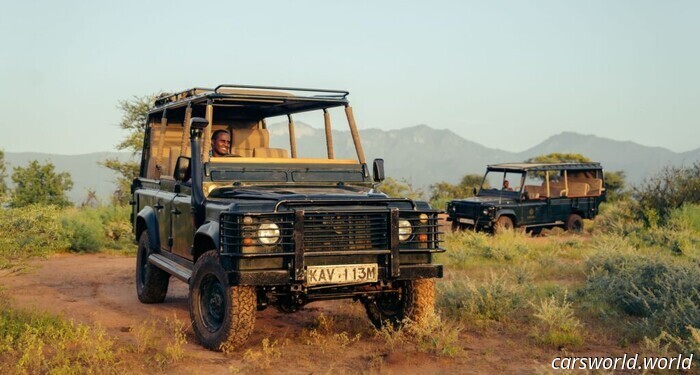 Одно изменение в этом Defender делает сафари ещё более волшебным | Carscoops